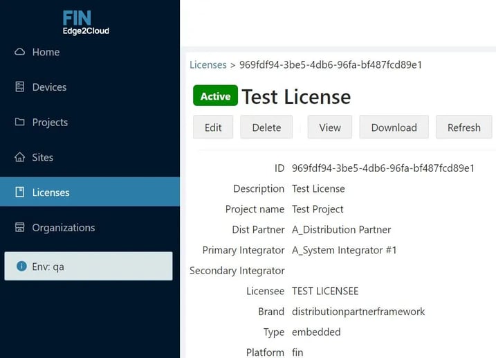 E2C Test License