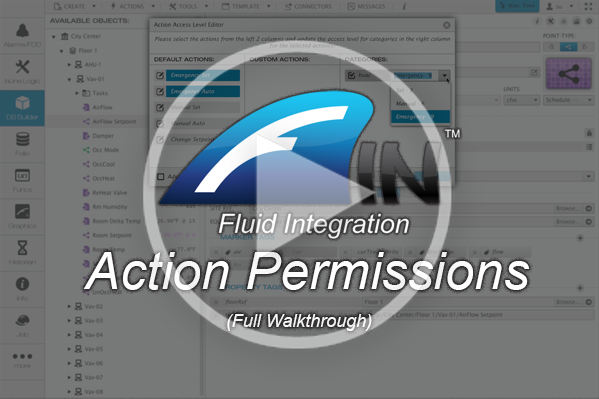 Setting up Action Permissions in FIN Stack